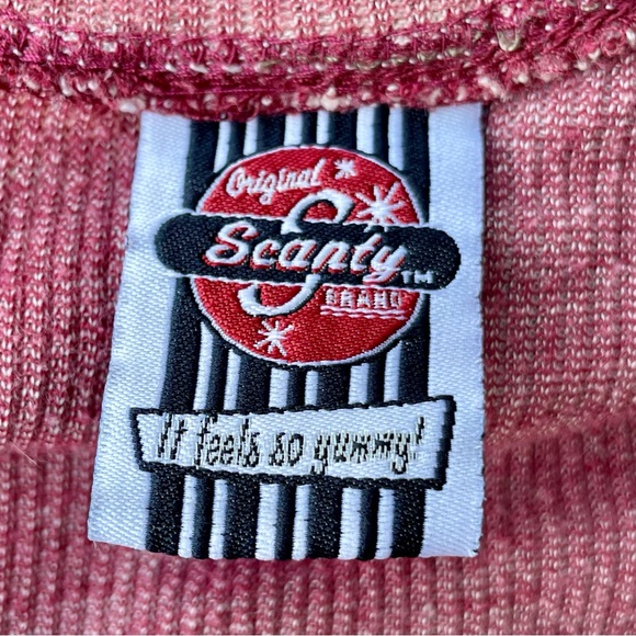 Scanty Brand Burgundy Red Striped Shirt Top Small Embroidered Bohemian Make Love - Picture 8 of 13